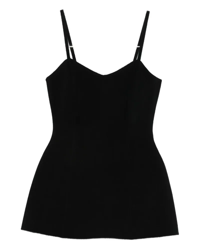 Róhe double-face bustier top - Schwarz Schwarz