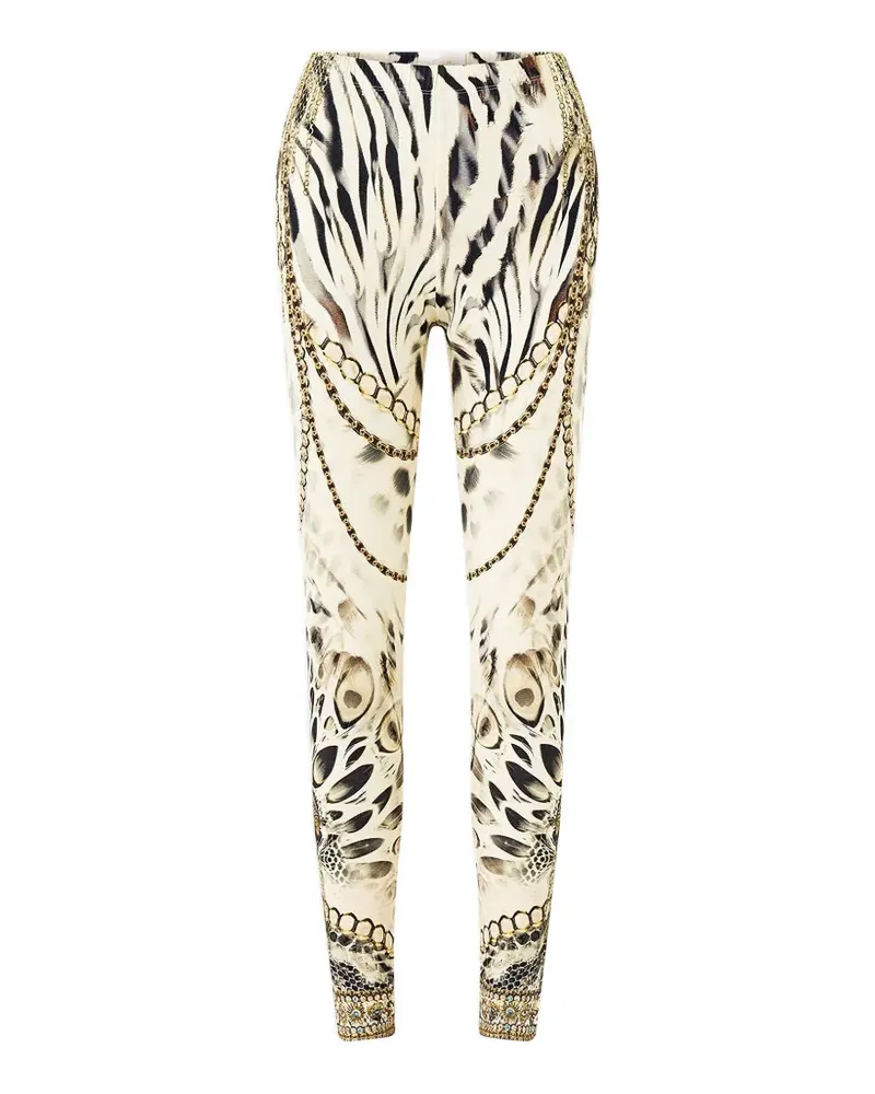 Camilla Lady Lionheart printed leggings - Nude Nude