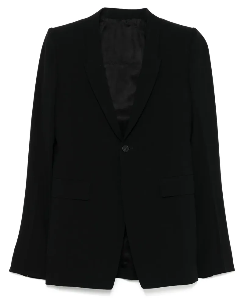 Rick Owens Extreme Soft Sakko - Schwarz Schwarz