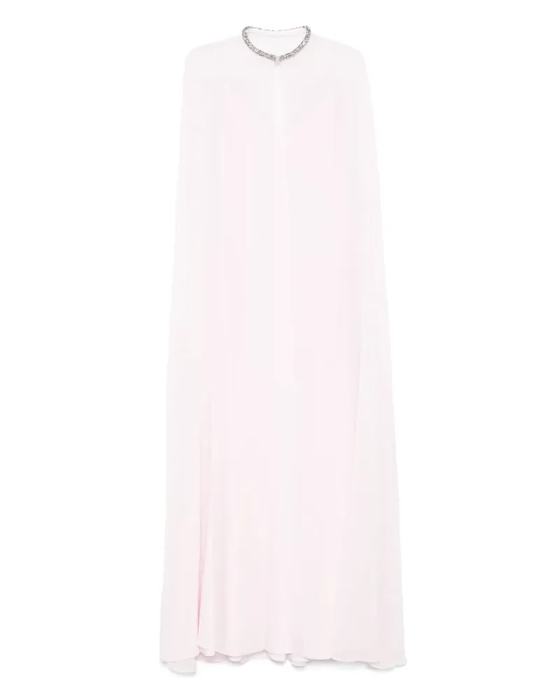 Roland Mouret Abendkleid mit Cape-Detail - Rosa Rosa