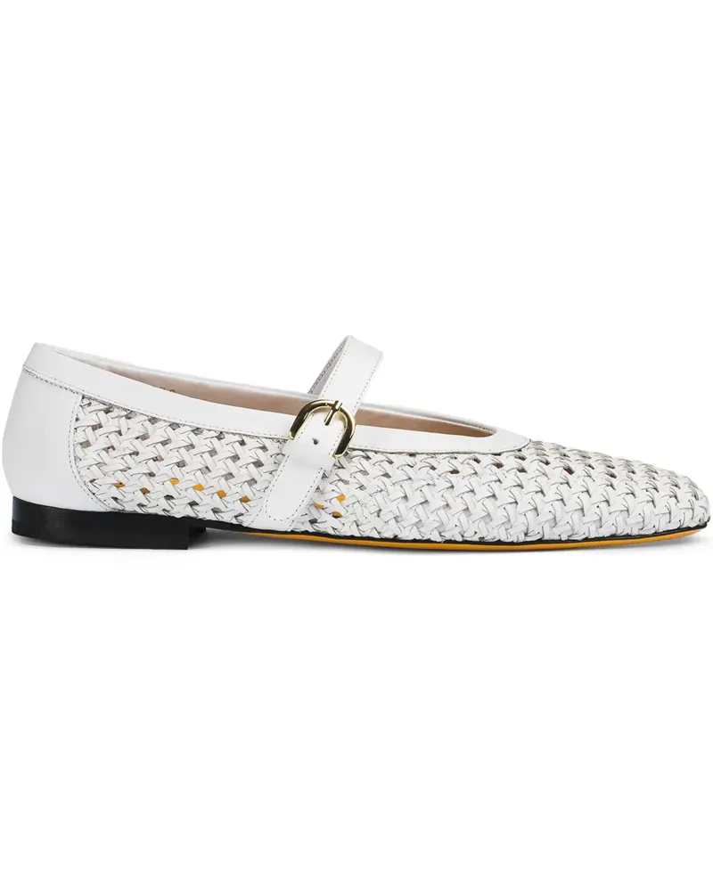 Doucal´s Ballerinas aus Leder - Weiß Weiß