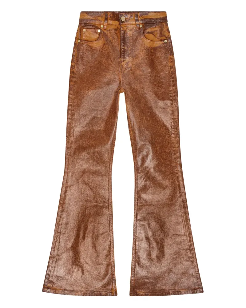 Ganni flared jeans - Braun Braun