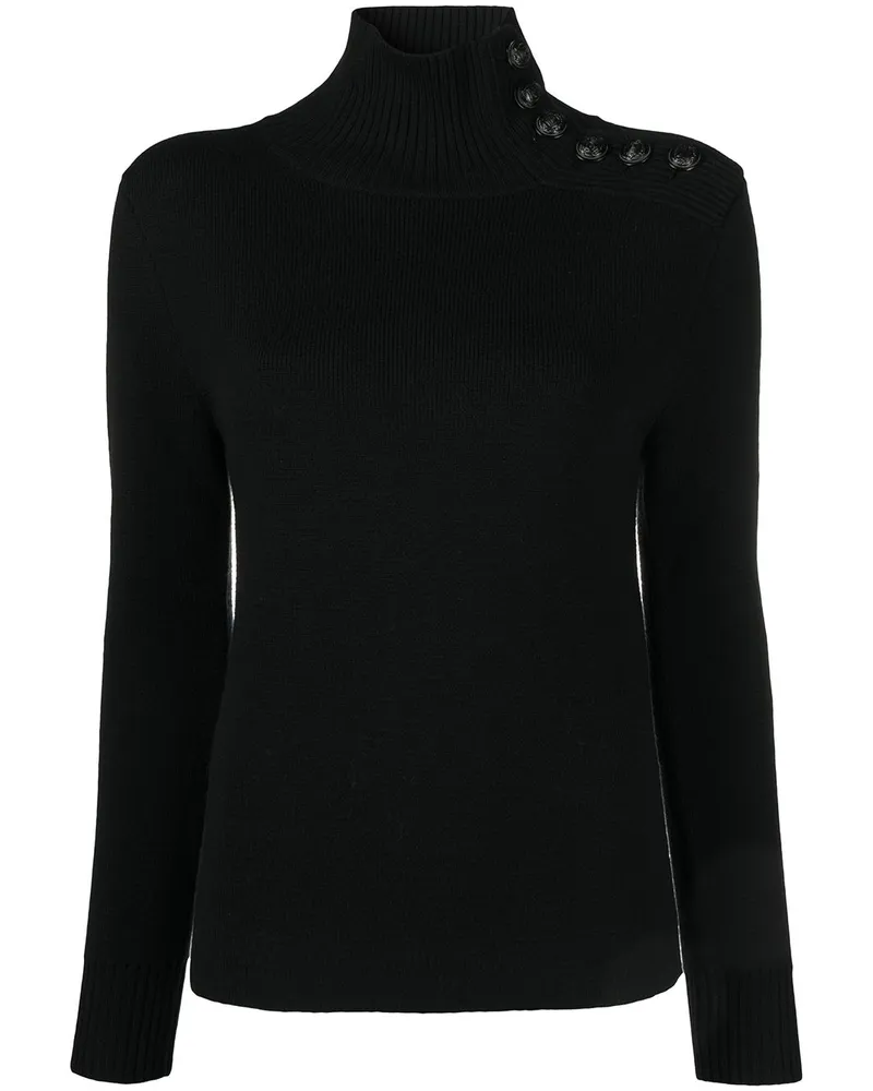 Paco Rabanne Pullover mit Rollkragen - Schwarz Schwarz
