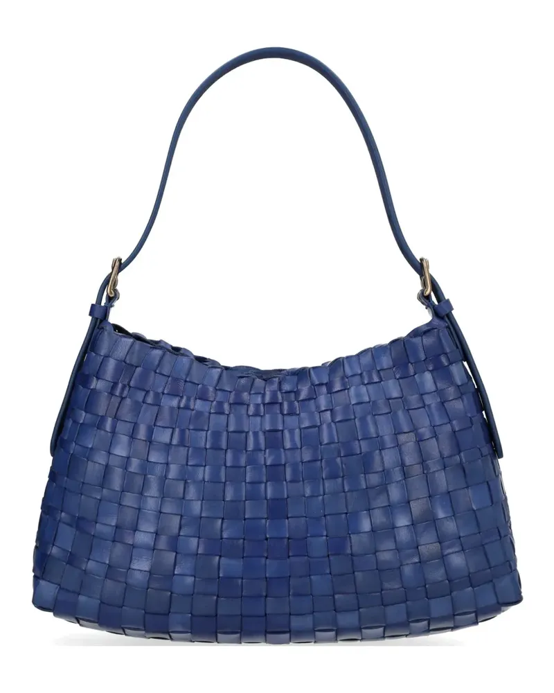 Dragon Diffusion Salvage woven-leather shoulder bag - Blau Blau