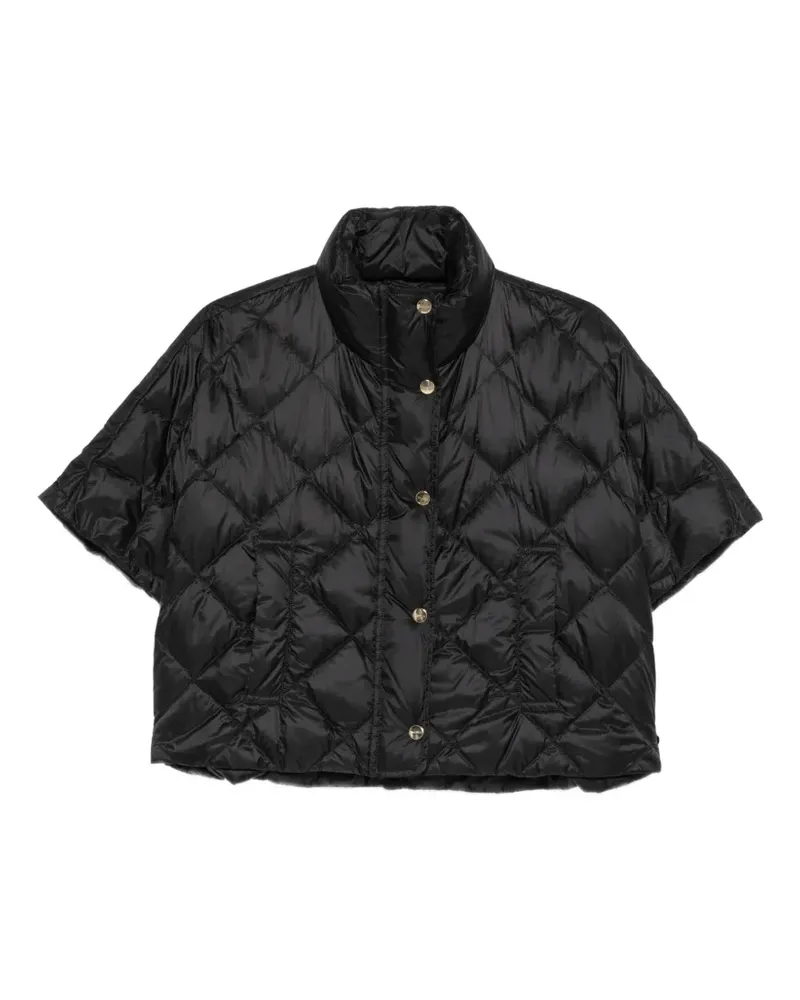 Max Mara Gesteppte The Cube Kapuzenjacke - Schwarz Schwarz