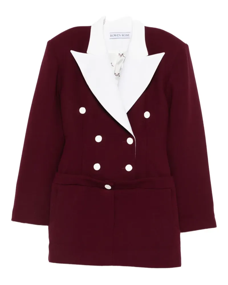 Rowen Rose double-breasted dress - Rot Rot
