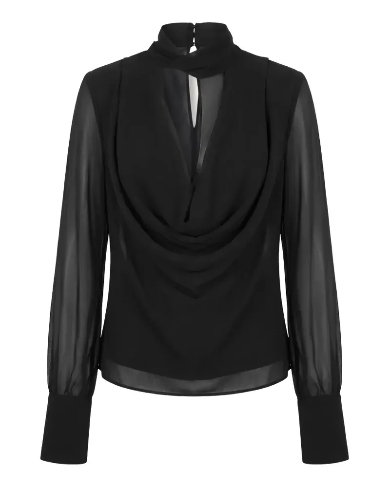 NICHOLAS Amara Bluse - Schwarz Schwarz