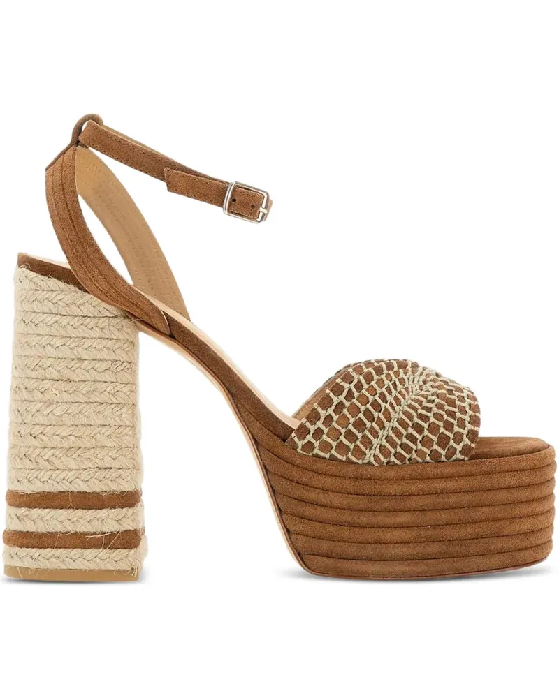 Castañer Rita Sandalen 140mm - Braun Braun