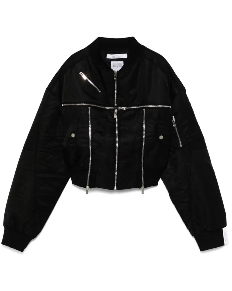 Rokh Broken Bomberjacke - Schwarz Schwarz