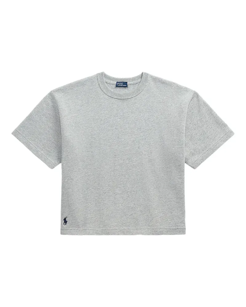 Ralph Lauren T-Shirt mit Polo Pony-Stickerei - Grau Grau