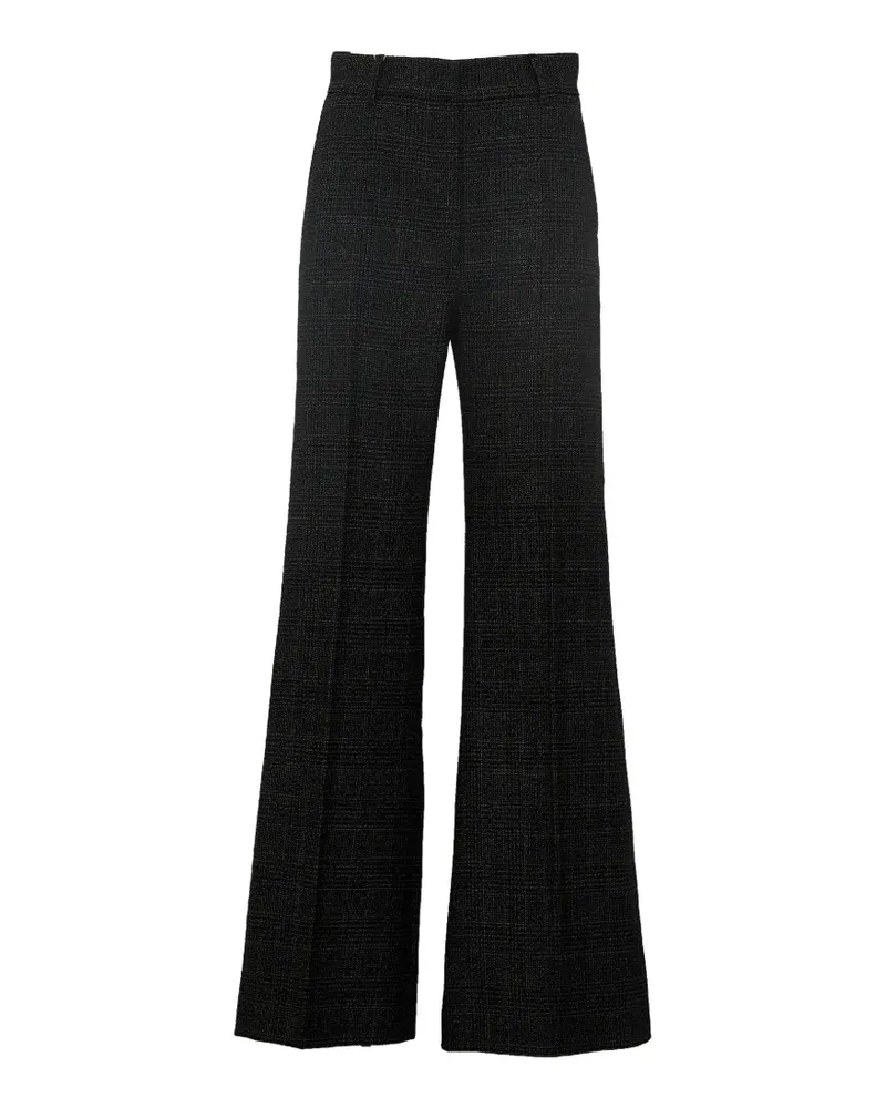 Max Mara check-pattern trousers - Schwarz Schwarz