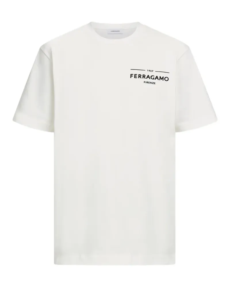 Ferragamo logo T-shirt - Weiß Weiß
