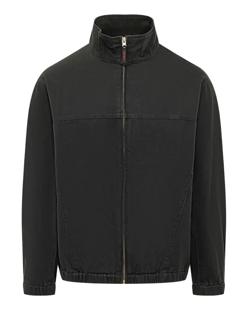 GRAMICCI twill around bomber jacket - Schwarz Schwarz