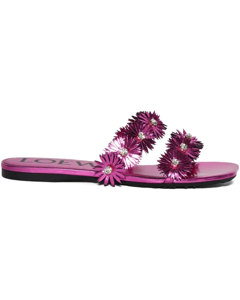 Loewe Petal Sandalen mit Blume - Rosa Rosa