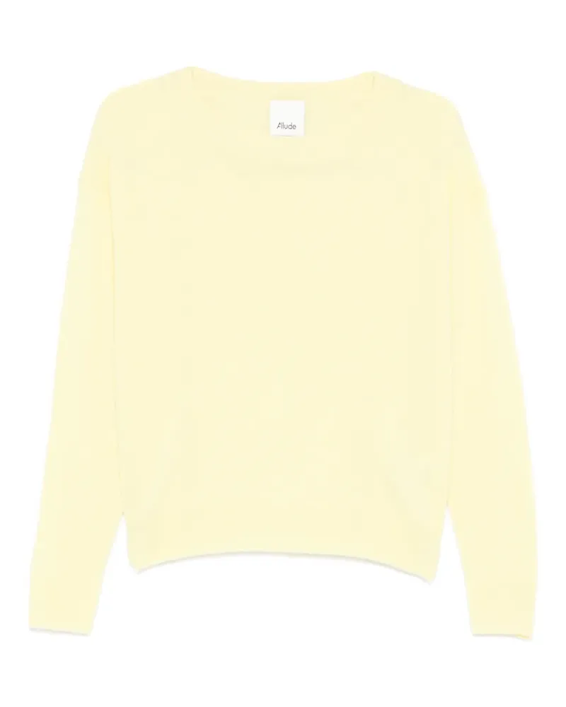 ALLUDE ribbed sweater - Gelb Gelb