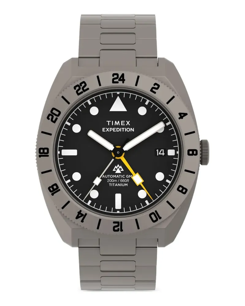 Timex Expedition® Pioneer GMT Armbanduhr 41mm - Schwarz Schwarz
