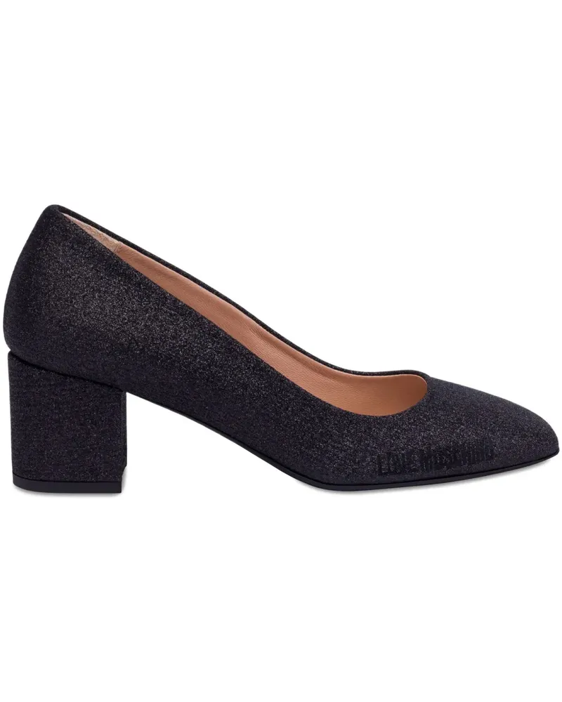 Moschino block-heel pumps - Schwarz Schwarz