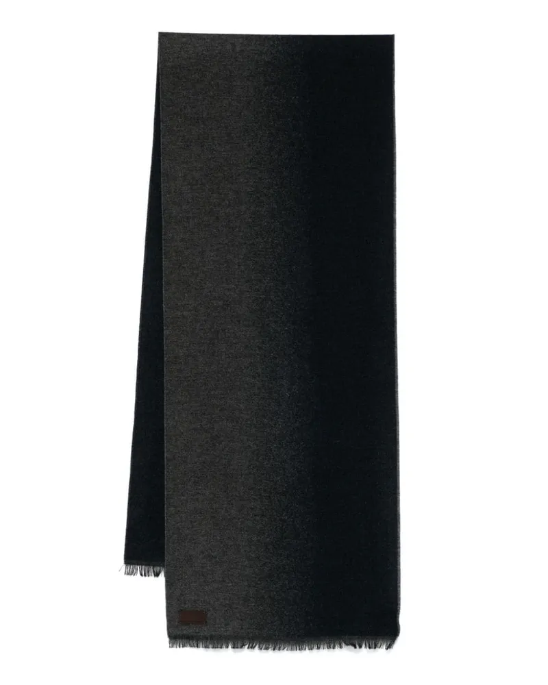 Canali Schal mit Farbverlauf - Grau Grau
