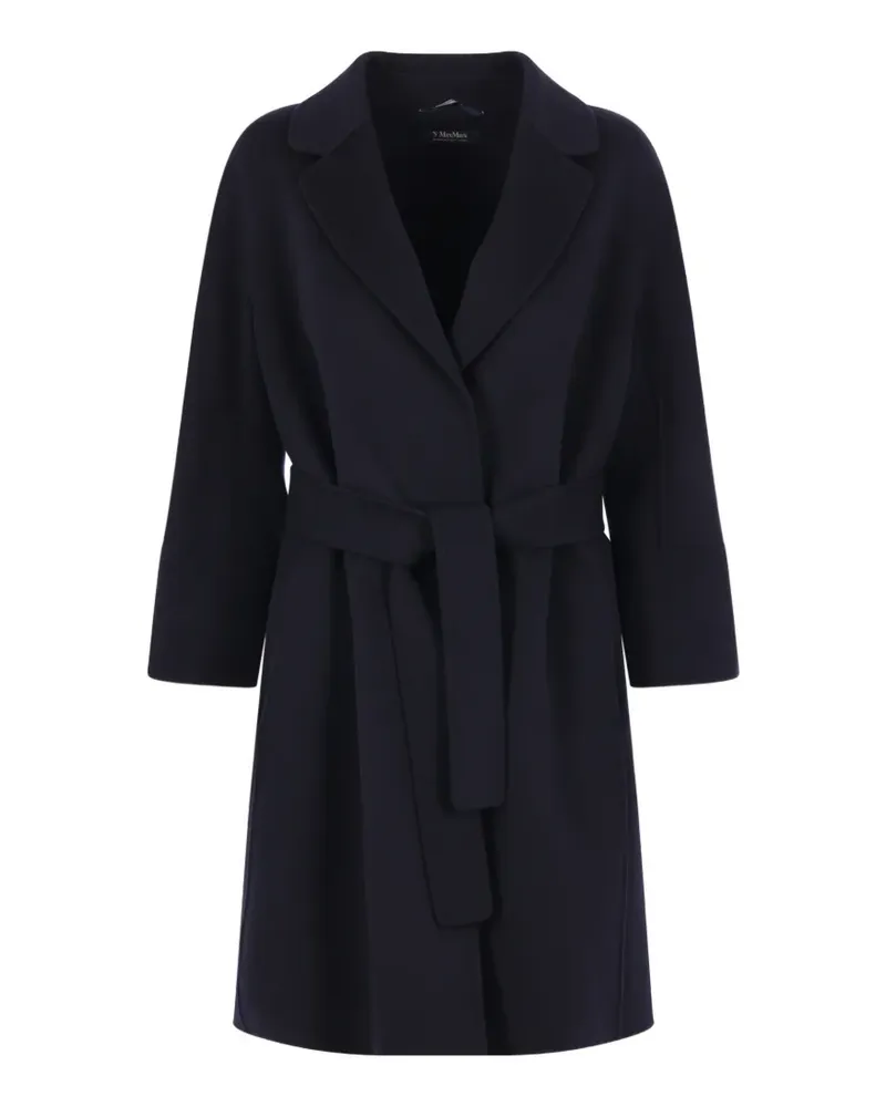 Max Mara Arona Mantel mit Gürtel - Blau Blau