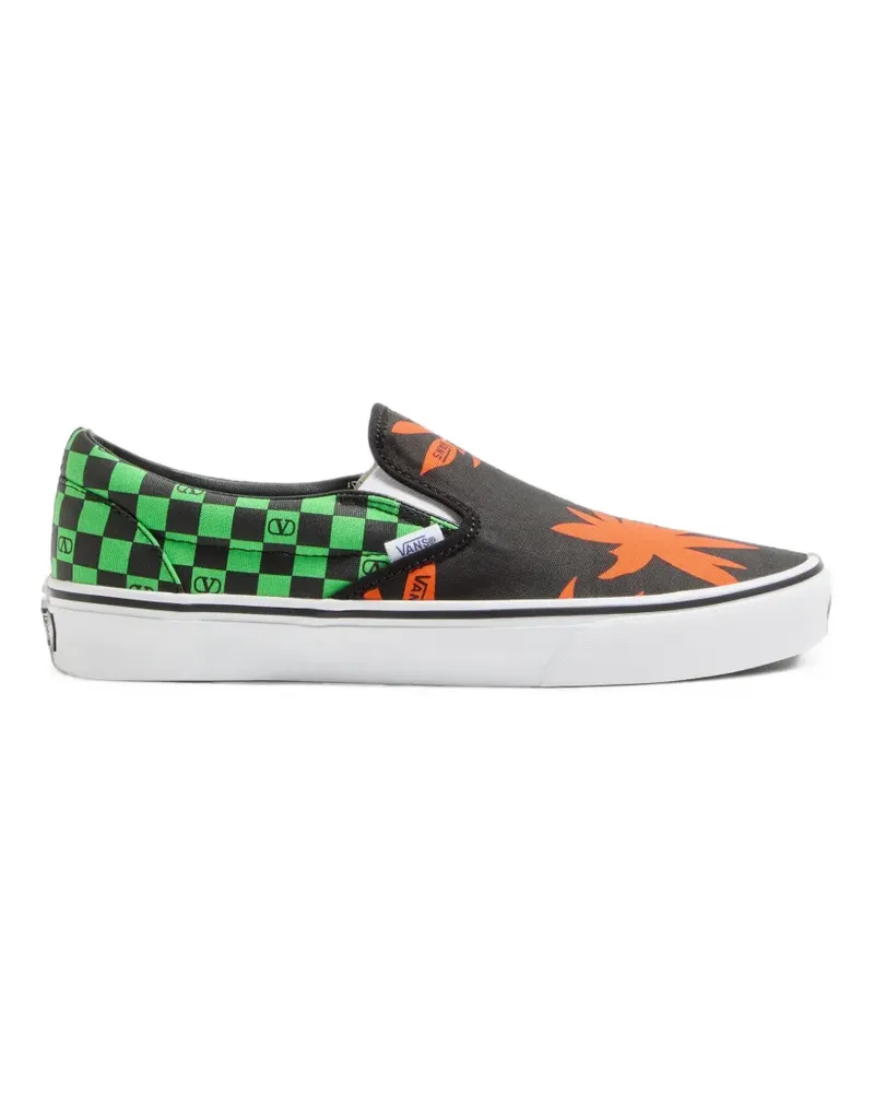 Valentino Garavani x Vans VLogo Sneakers mit Schachbrettmuster - Schwarz Schwarz