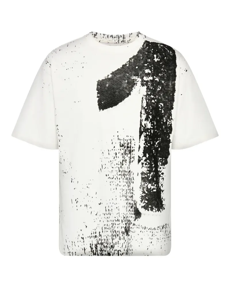 Maison Margiela 10 Print cotton T-shirt - Weiß Weiß