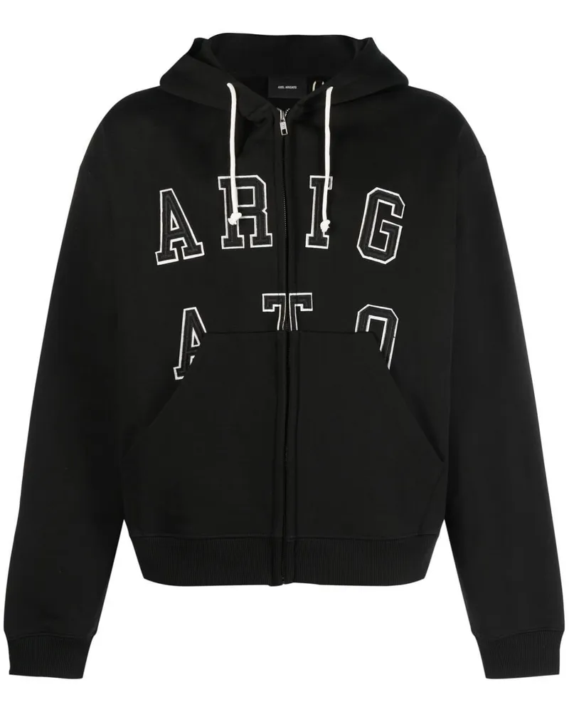 Axel Arigato Hoodie mit Logo - Schwarz Schwarz