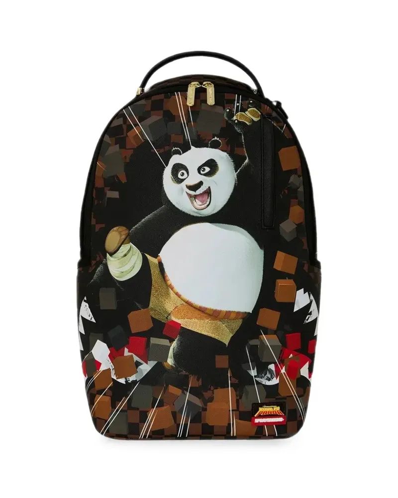 Sprayground Kung Fu Panda Karate Kick Rucksack - Schwarz Schwarz