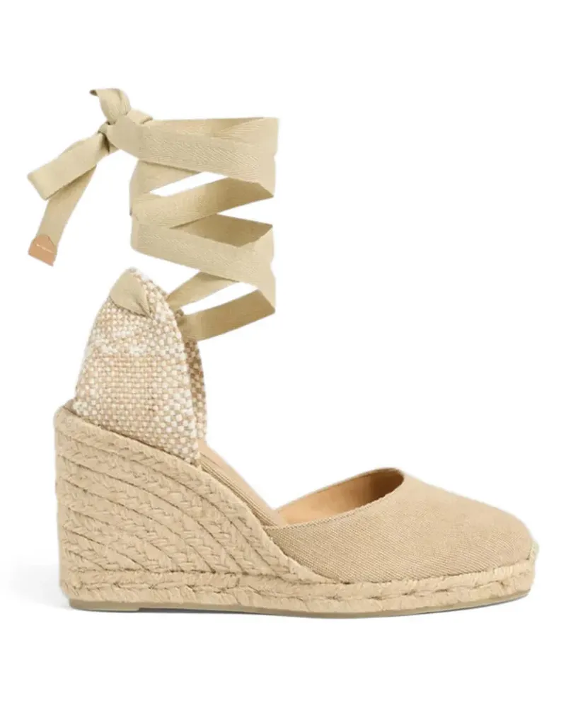 Castañer Carina tie-ankle espadrilles - Nude Nude