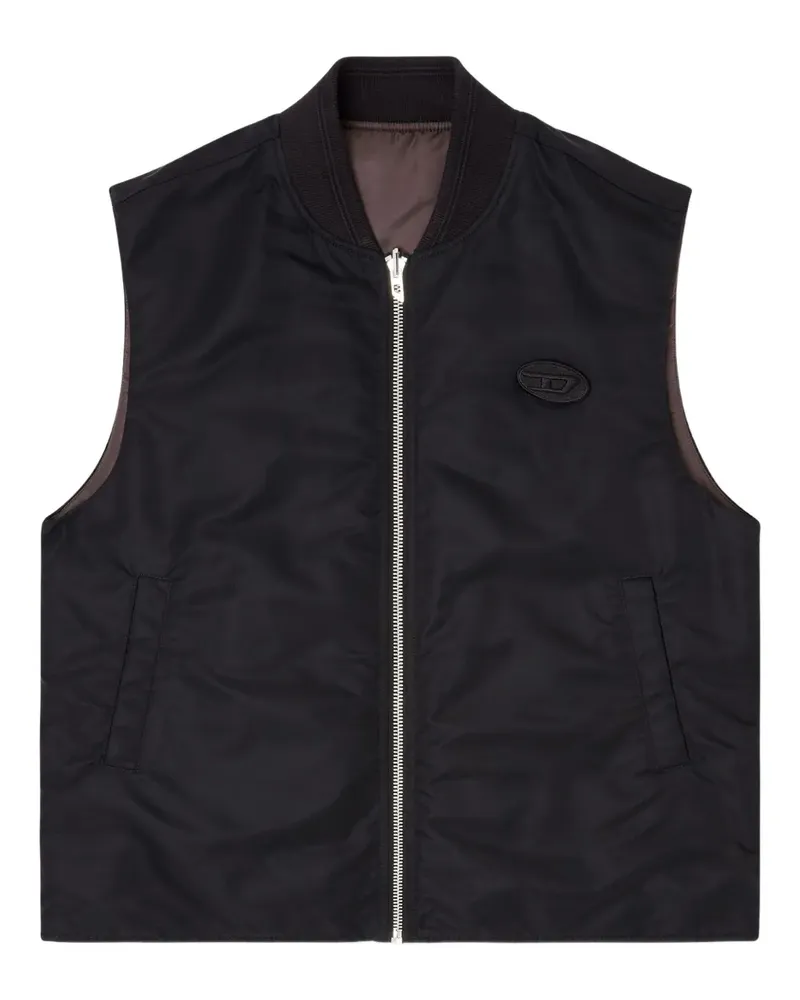 Diesel W-Type-D1 Weste - Schwarz Schwarz