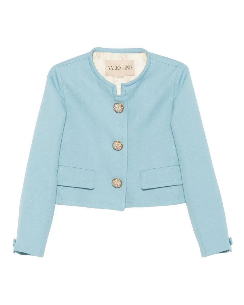 Valentino Garavani Jacke mit verzierten Knöpfen - Blau Blau