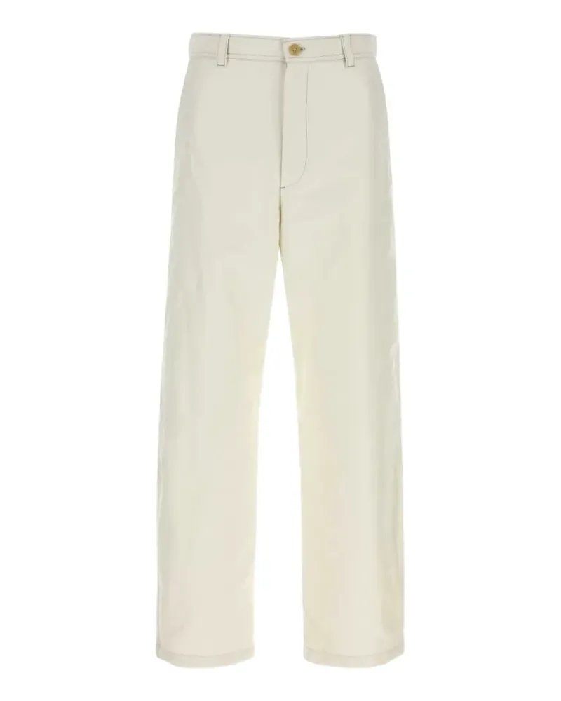 A.P.C. straight-leg cotton trousers - Weiß Weiß