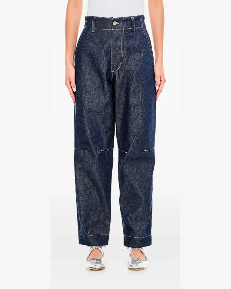 Toogood Weite High-Rise-Jeans - Blau Blau