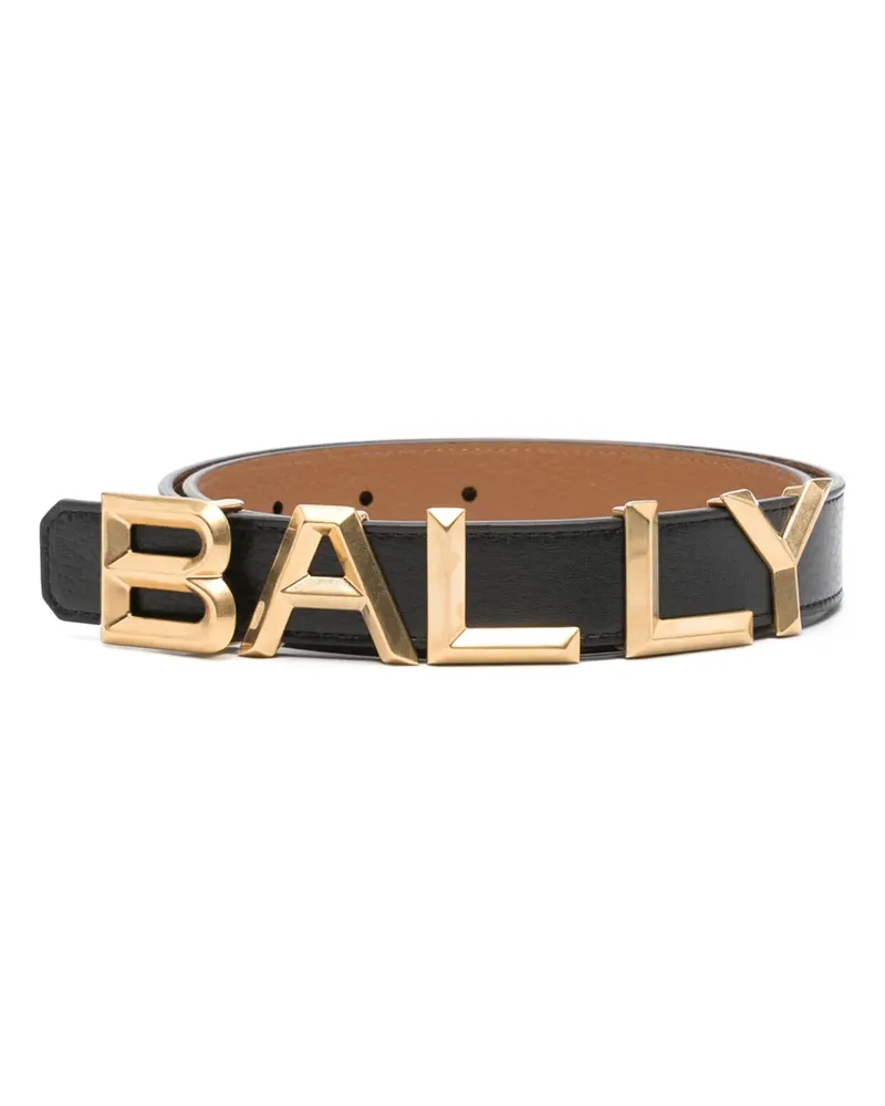 Bally Gürtel mit Logo - Schwarz Schwarz