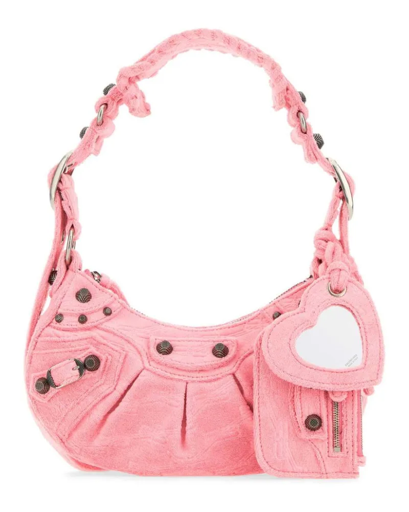 Balenciaga Mini Le Cagole Schultertasche - Rosa Rosa