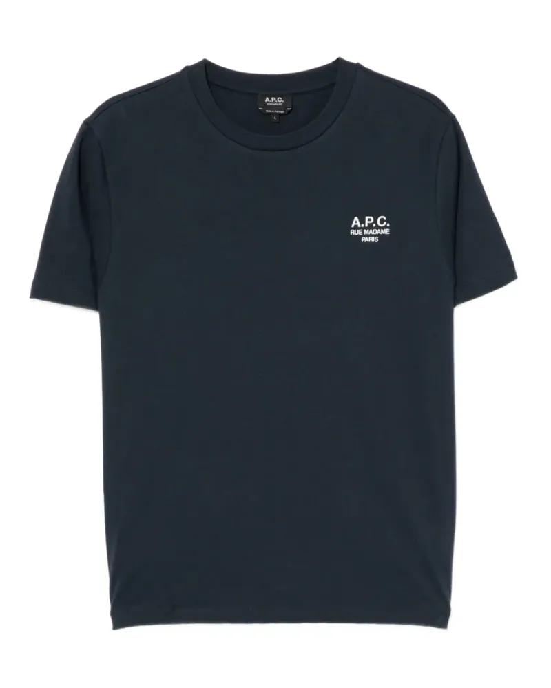 A.P.C. Rue Madame T-Shirt - Blau Blau