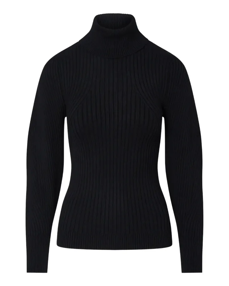 Liu Jo Rollkragenpullover mit Ballonärmeln - Schwarz Schwarz