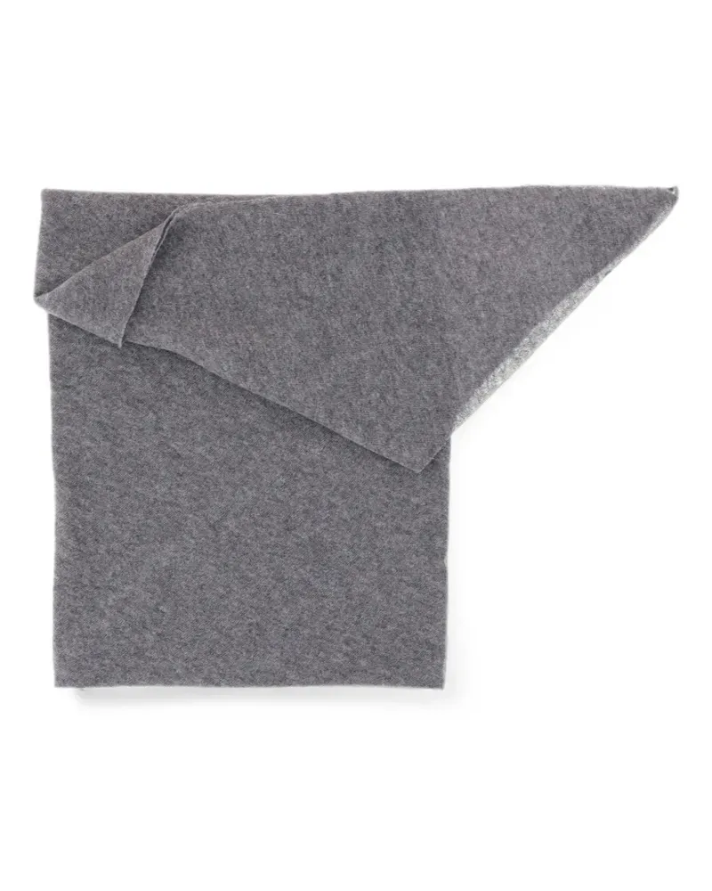 Faliero Sarti triangular cashmere scarf - Grau Grau