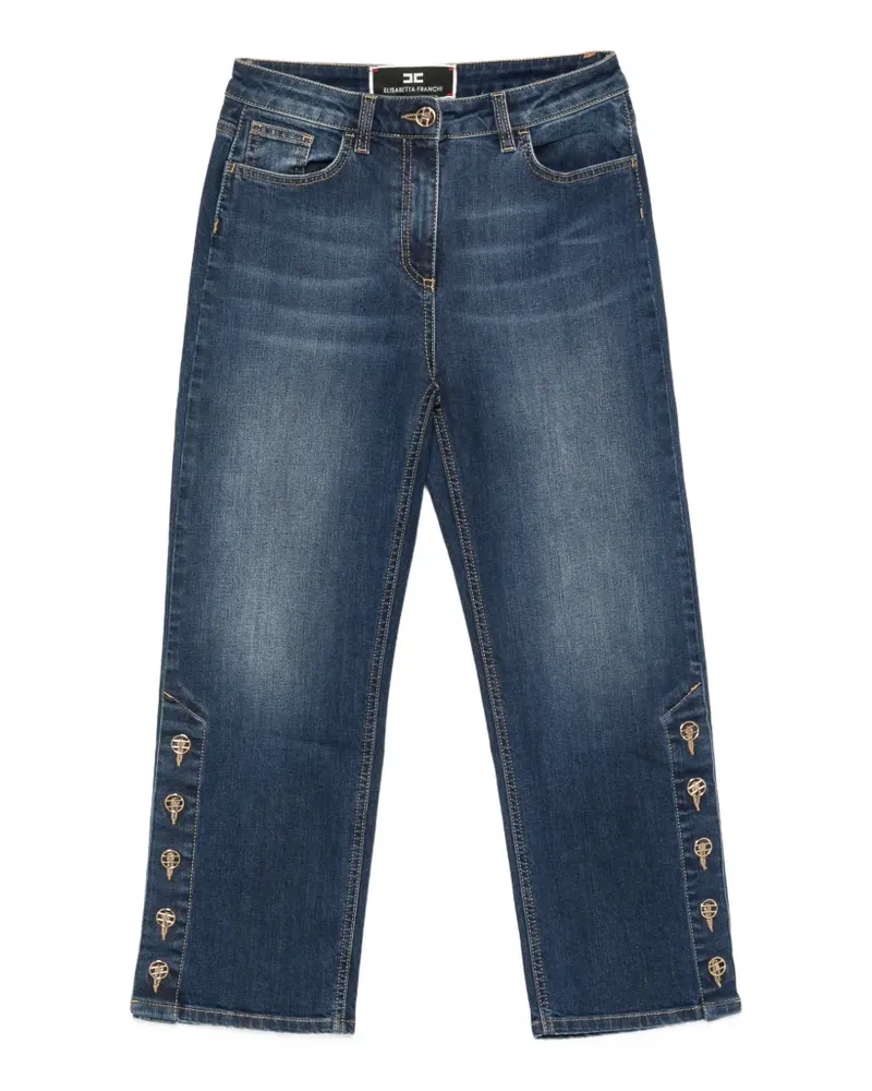 Elisabetta Franchi Jeans mit Knöpfen - Blau Blau