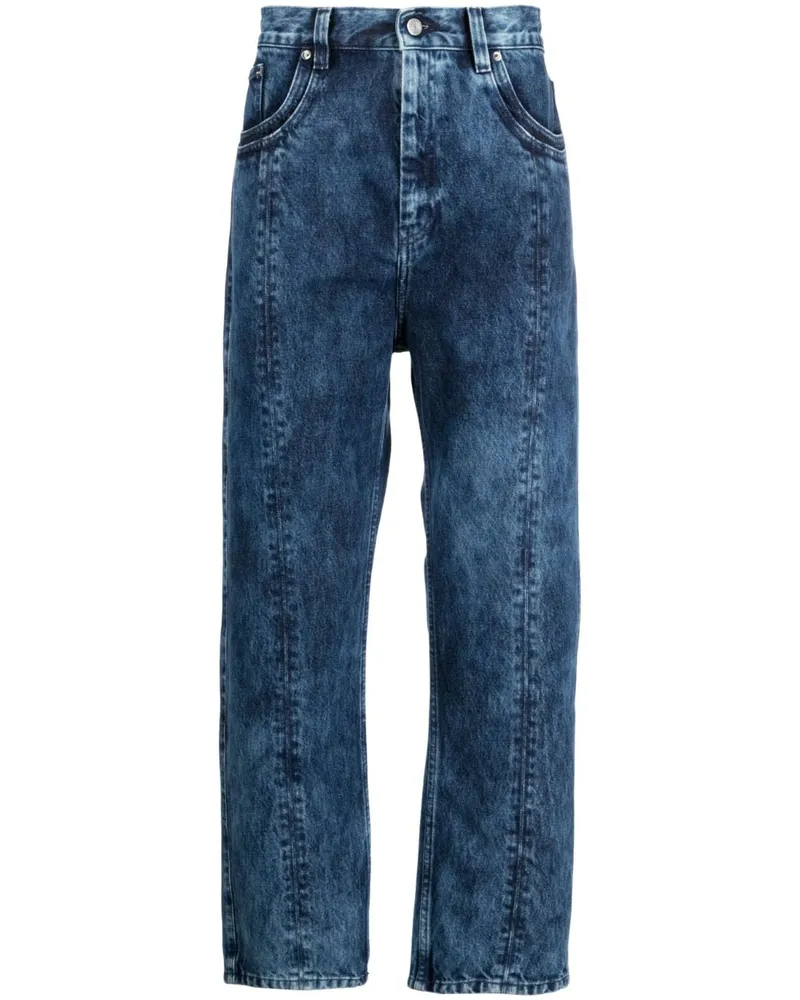 Namacheko Klassische Slim-Fit-Jeans Blau