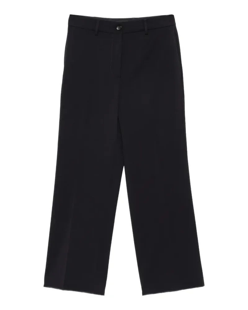 Seventy Cropped-Hose mit geradem Bein - Blau Blau
