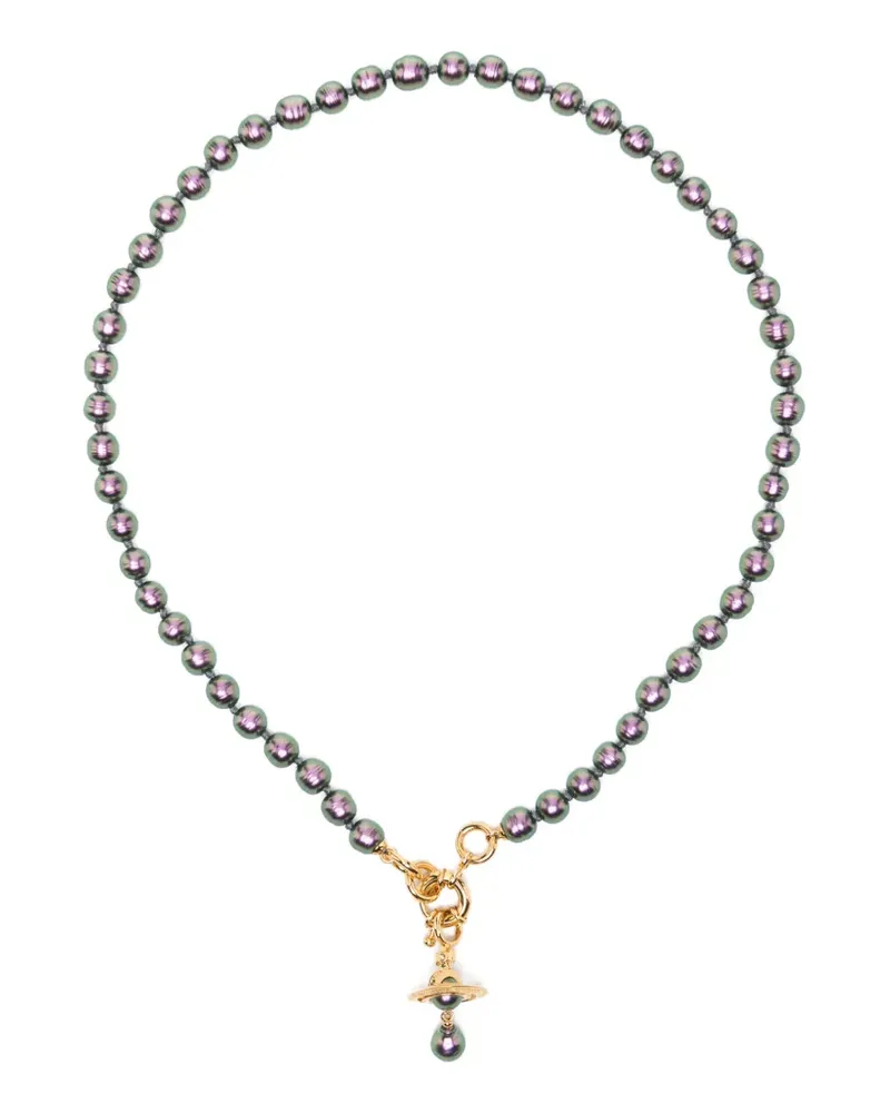 Vivienne Westwood Aleksa Orb faux-pearl necklace - Gold Gold