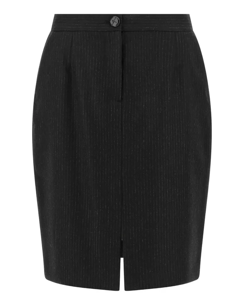 Blazé Milano Popeye Smiley pinstripe skirt - Schwarz Schwarz