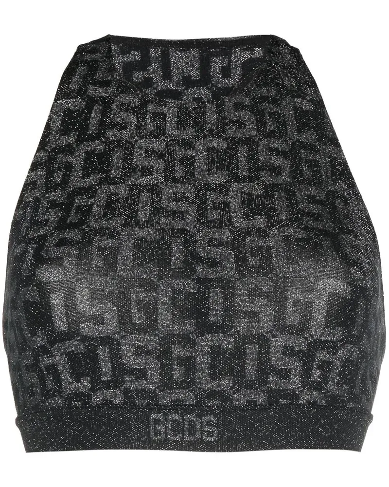 Wolford x GCDS Cropped-Top - Schwarz Schwarz