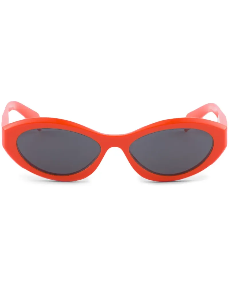 Prada Sonnenbrille mit ovalem Gestell - Orange Orange