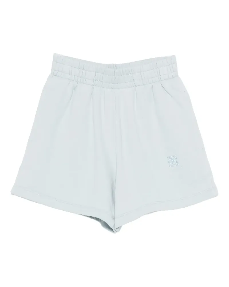 Anine Bing Shorts mit Logo - Blau Blau