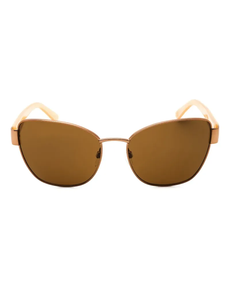 Anne Klein cat-eye frame sunglasses - Braun Braun