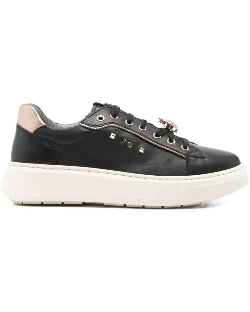 Nero Gardini Sneakers mit Schnürung - Schwarz Schwarz