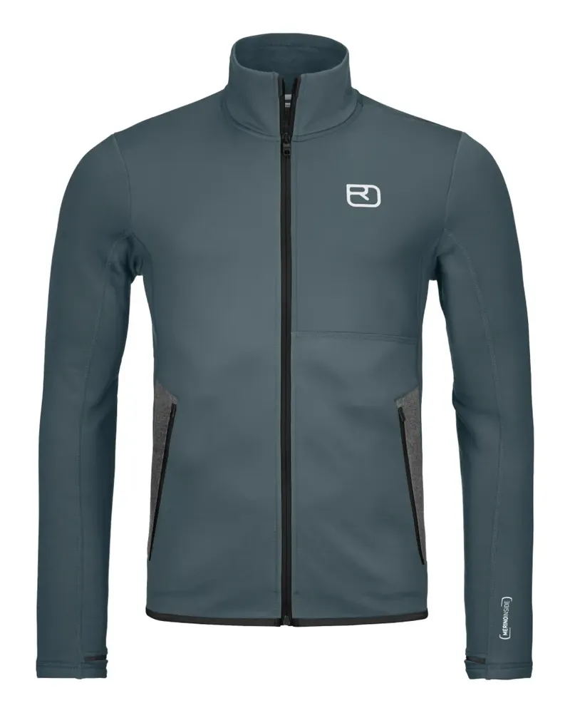 Ortovox Jacke mit Logo-Print - Grau Grau