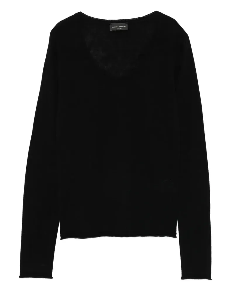 Roberto Collina V-neck jumper - Schwarz Schwarz