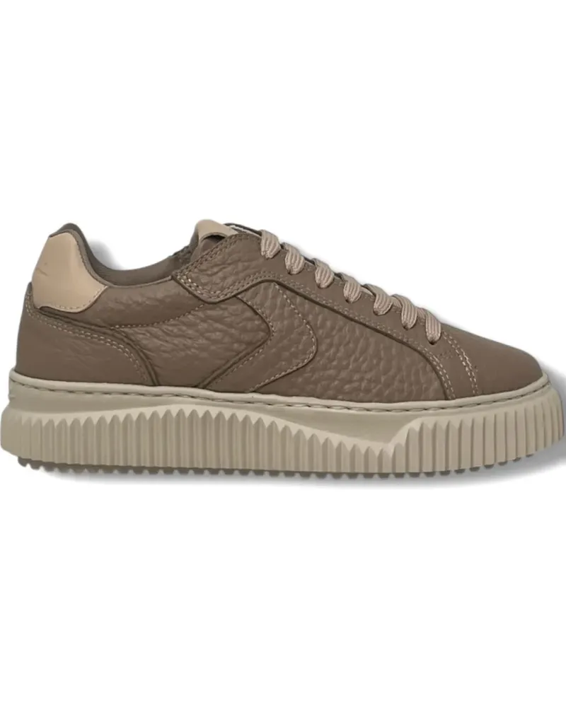 Voile Blanche Strukturierte Lipari Sneakers - Braun Braun